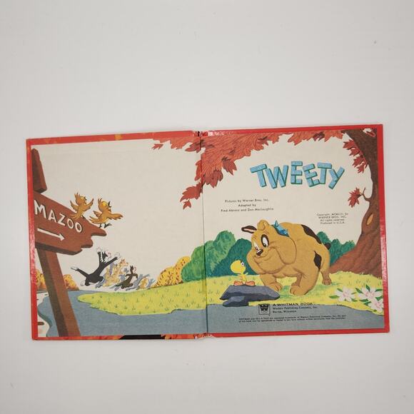 Vintage 1953 Tweety Hardcover Book | Warner Bros Children’s Collectible Story - Picture 6 of 10